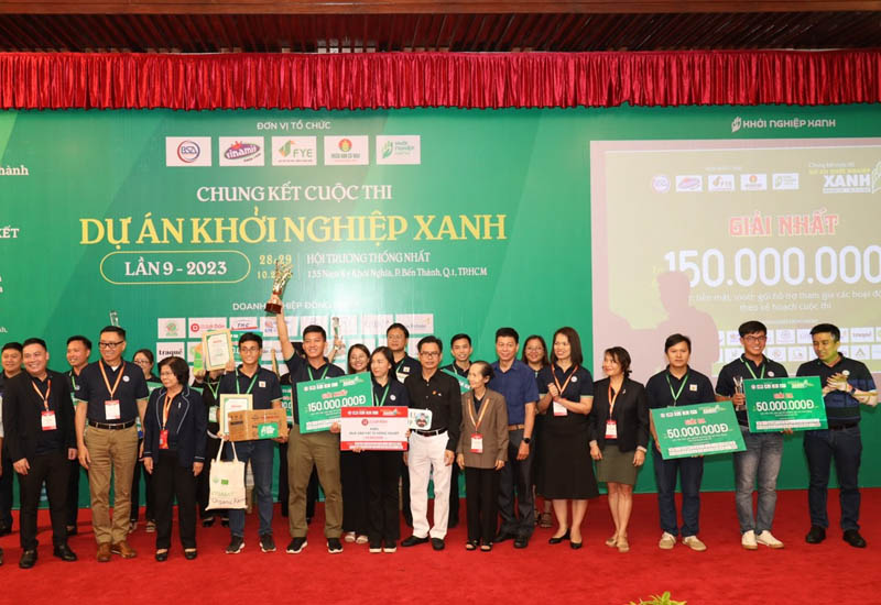 Chung kết cuộc thi "Dự án khởi nghiệp xanh" lần thứ 9, năm 2023.