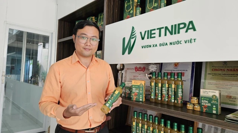 Anh Phan Minh Tiến đặt mục tiêu đưa mật dừa nước cô đặc thành sản phẩm đặc trưng khi nhắc tới TP HCM nói chung, Cần Giờ nói riêng