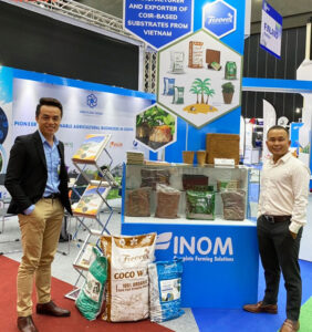 Sản phẩm xơ dừa Ficoco tại Hội chợ Horti Asia - Thái Lan