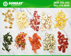 Các loại trái cây nông sản quen thuộc sấy lạnh dễ bảo quản 1