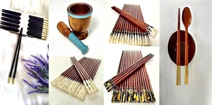 Bộ đũa gỗ Quảng Thủy đạt sản phẩm OCOP 5 sao cấp quốc gia