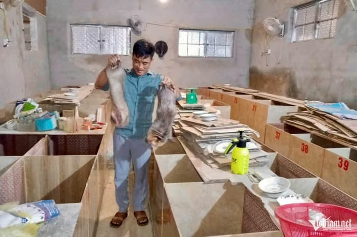 Bùi Văn Tú tại mô hình phát triển kinh tế của gia đình