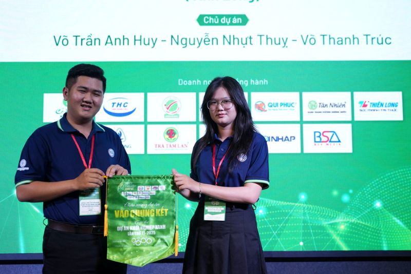 Dự án BTE04-Thức ăn chăn nuôi từ bột vỏ sầu riêng lên men và phụ phẩm địa phương lọt vào vòng chung kết cuộc thi Khởi nghiệp Xanh 2025
