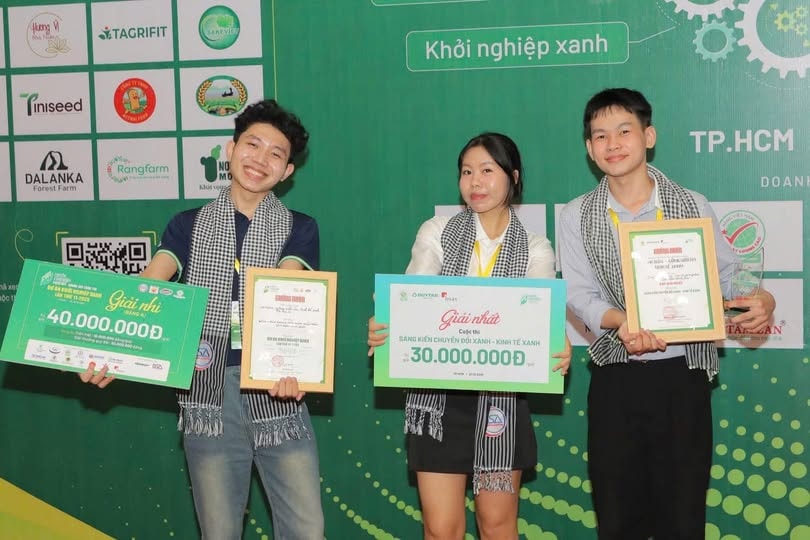 Dự án NetGins đã được trao giải Nhất cuộc thi Khởi nghiệp xanh thành phố Hồ Chí Minh năm 2025