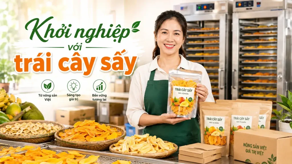 Từ những mẻ chuối chín bị bỏ phí đến hành trình khởi nghiệp với trái cây sấy